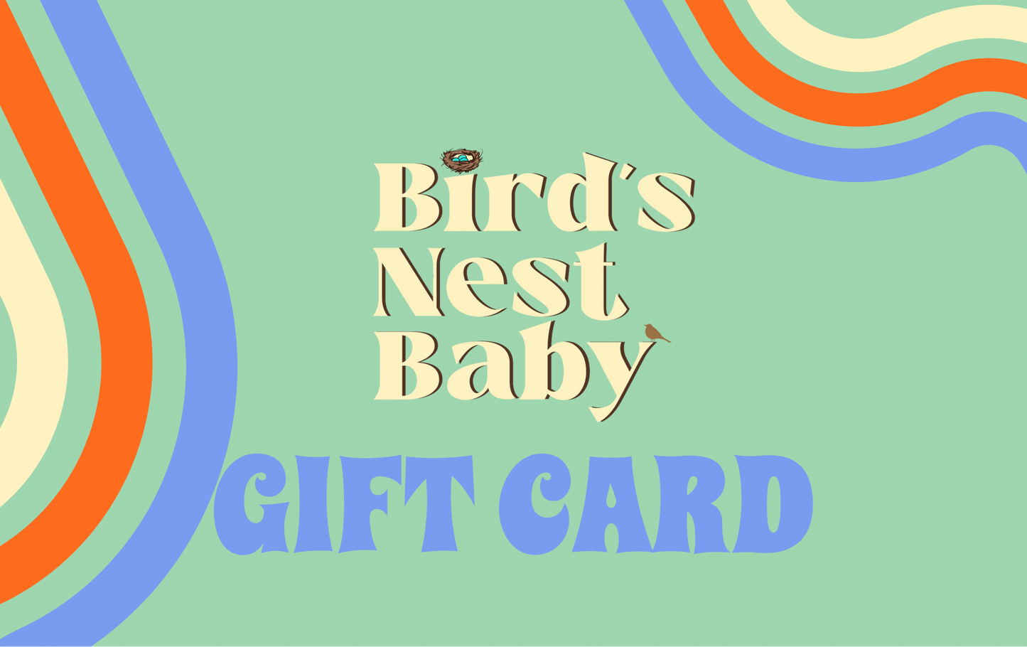 Bird's Nest Baby Gift Card