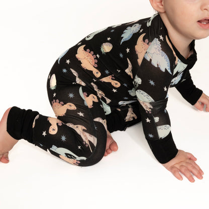 Convertible Zipper Romper - Dino-Snores