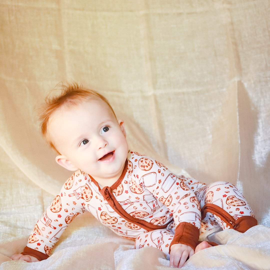 Bird’s Nest Baby unique children’s clothes in milk and cookies