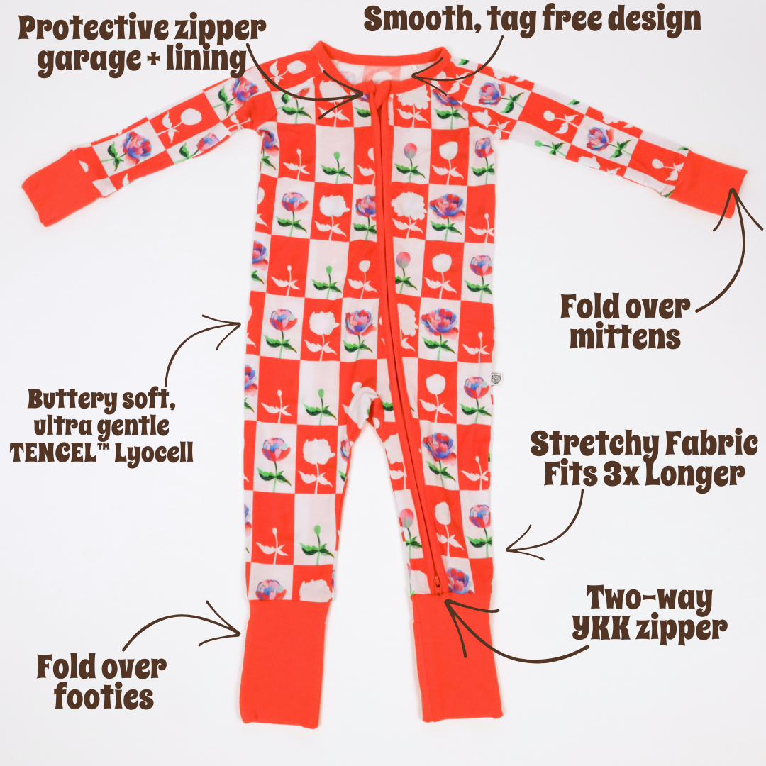 Convertible Zipper Romper - Let It Grow